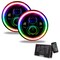 Oracle Lighting Sealed Beam 7 Round Black Bezel Housing ColorSHIFT  20 Halo Set Of 2 5769-333 - alternate 2